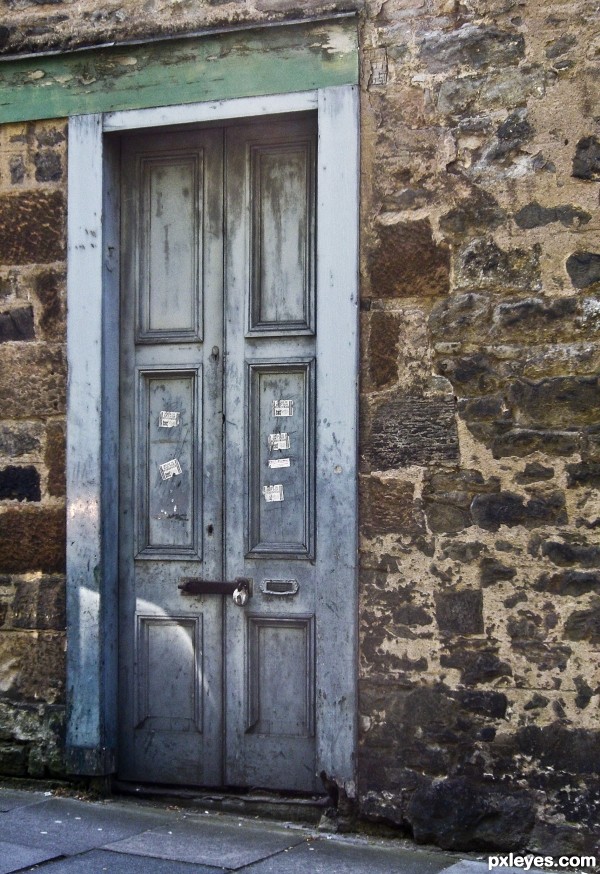 Old Blue Door