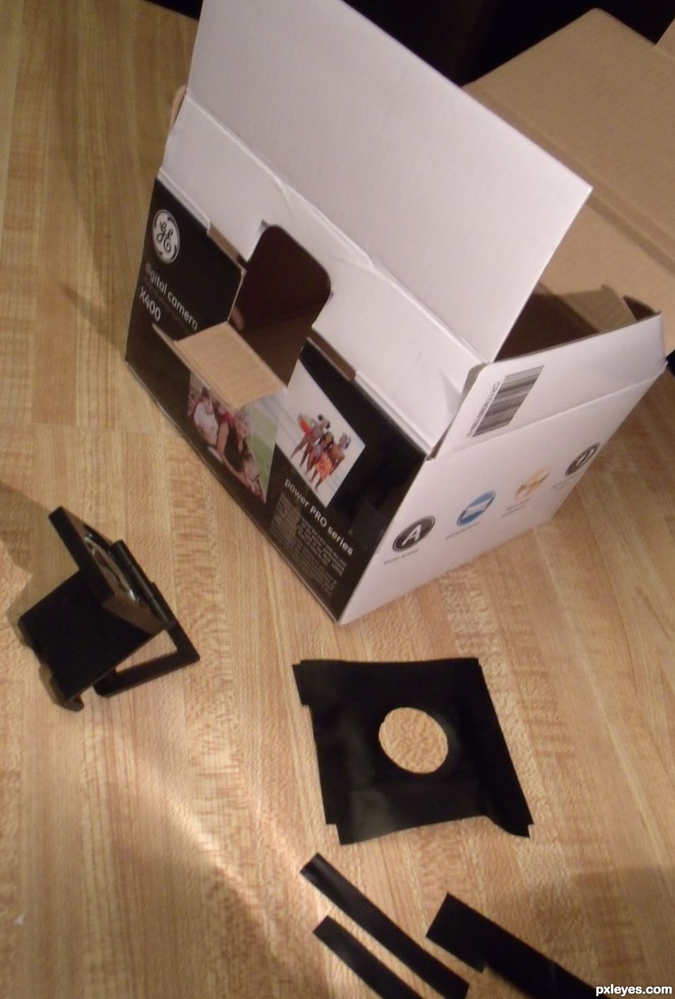 Creation of Camera Box Box Camera: Step 3