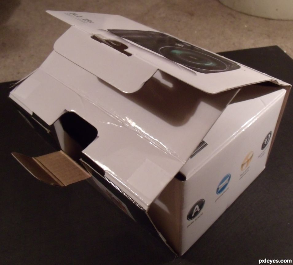 Creation of Camera Box Box Camera: Step 4