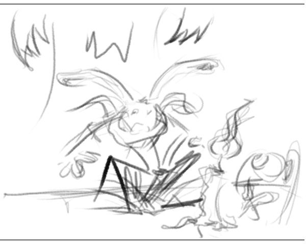 Creation of spellcaster's mishap: Step 1