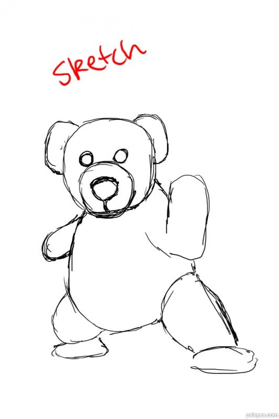 Creation of Bear...Teddy Bear: Step 7