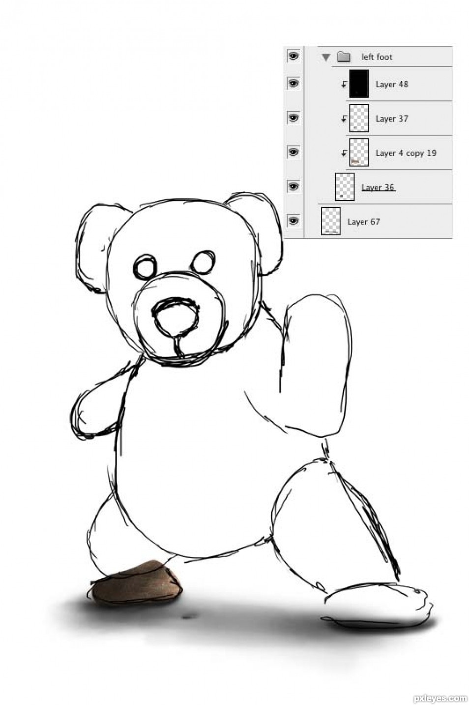 Creation of Bear...Teddy Bear: Step 9