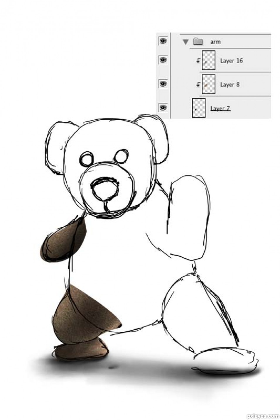 Creation of Bear...Teddy Bear: Step 11