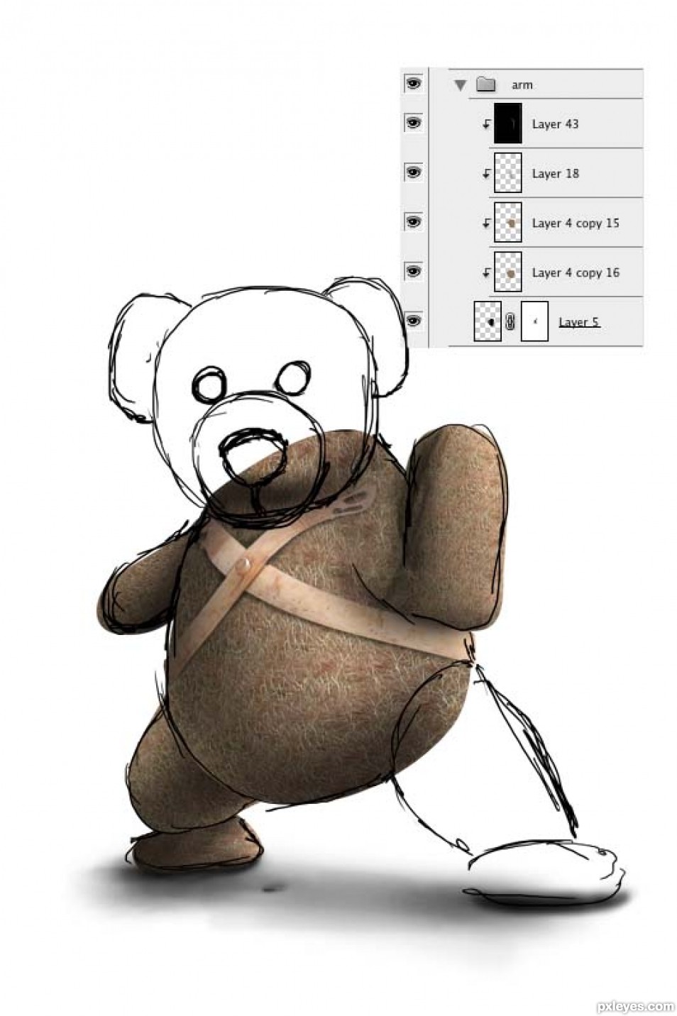 Creation of Bear...Teddy Bear: Step 14