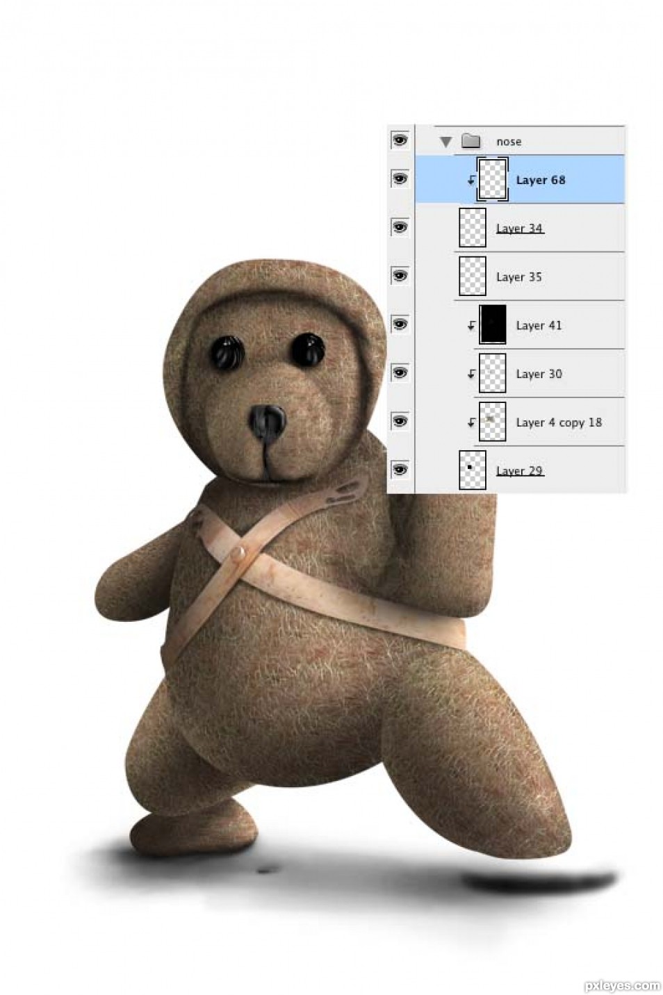 Creation of Bear...Teddy Bear: Step 18