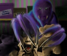 Purple Hair Monster