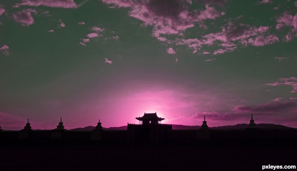 Mongolian Silhouette