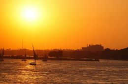 Silhouettes on the Nile