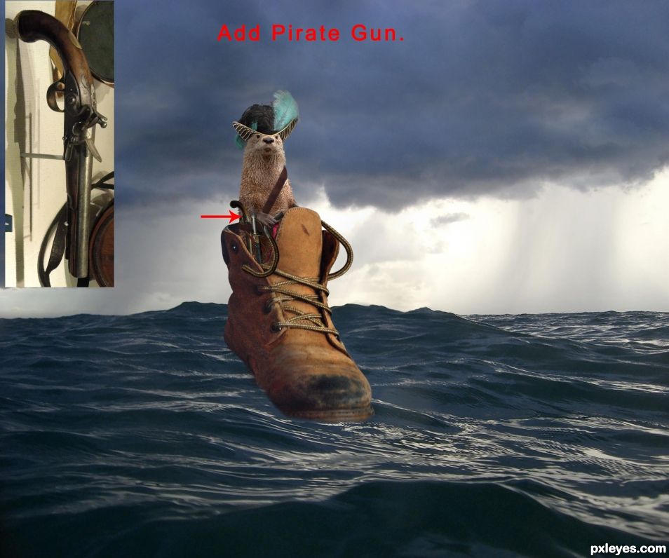 Creation of Pirate on the High Seas: Step 11