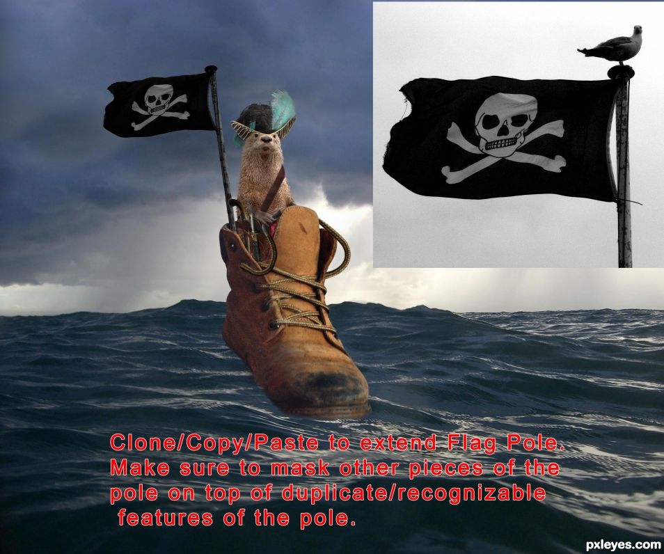 Creation of Pirate on the High Seas: Step 12