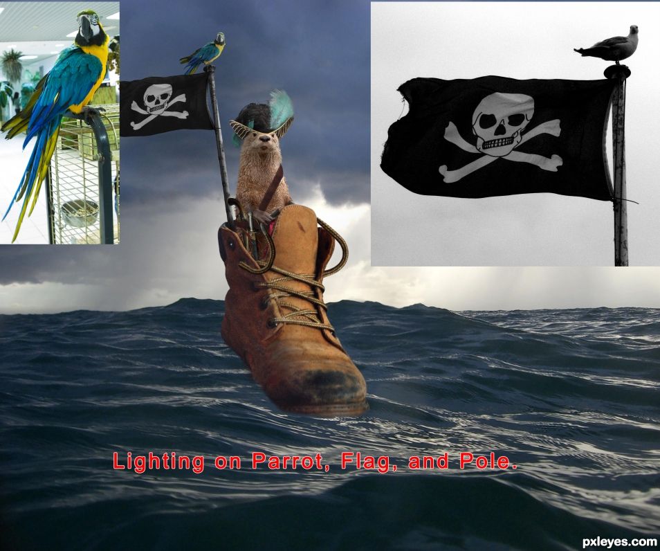 Creation of Pirate on the High Seas: Step 14