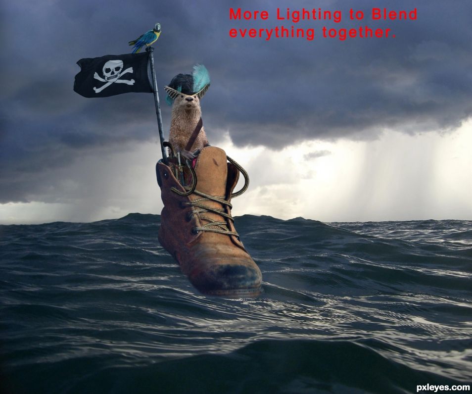 Creation of Pirate on the High Seas: Step 15