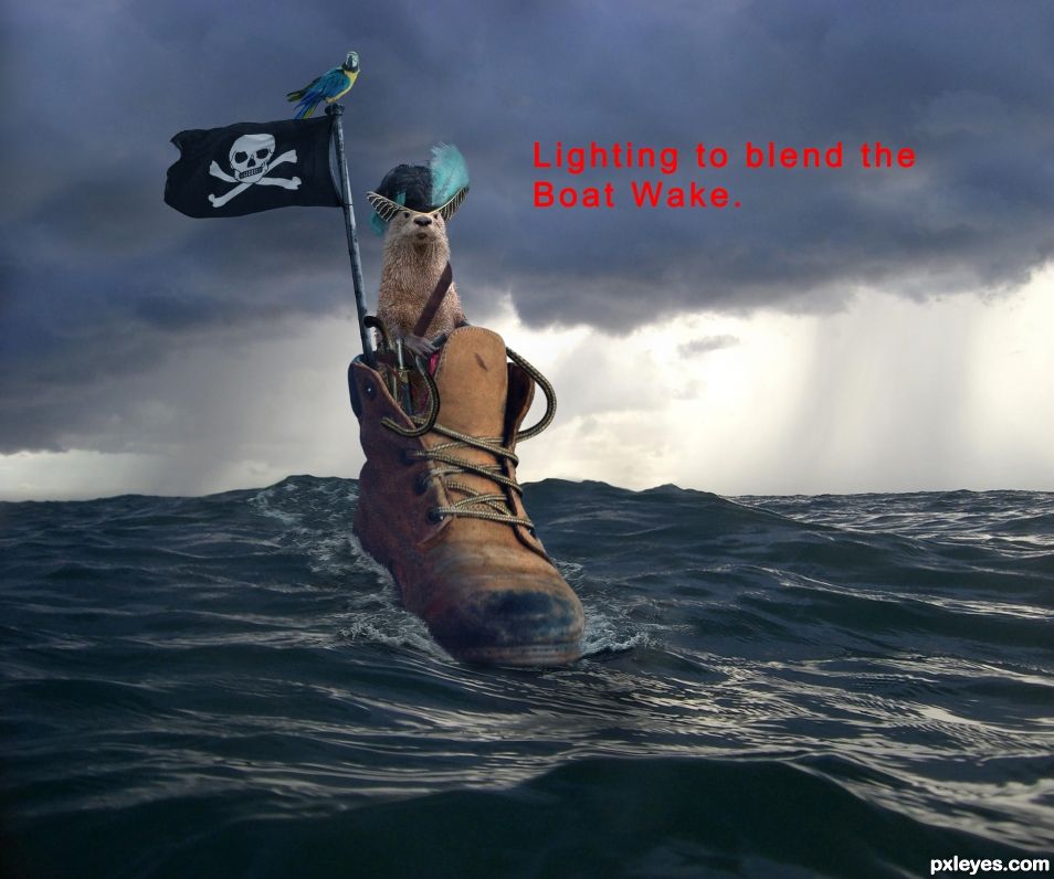 Creation of Pirate on the High Seas: Step 18