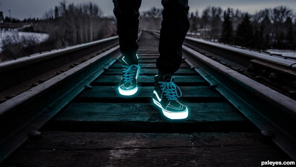Glowing Steps
