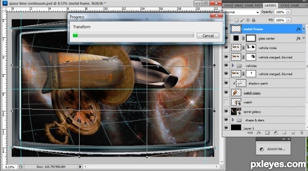 Creation of Space-Time Continuum: Step 10