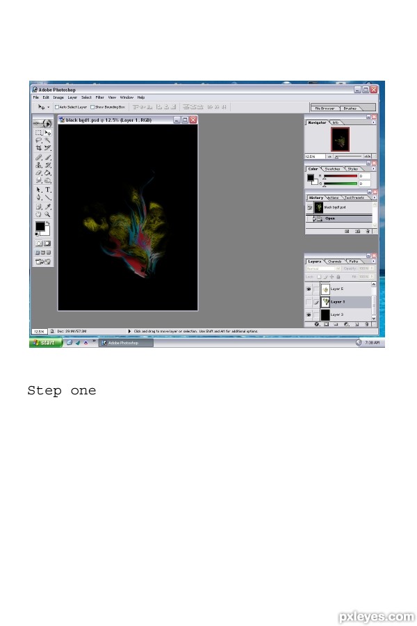 Creation of Mask: Step 1