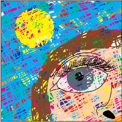 Creation of eye sees: Step 2