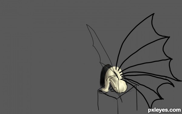 Creation of The Armless Fairy: Step 4
