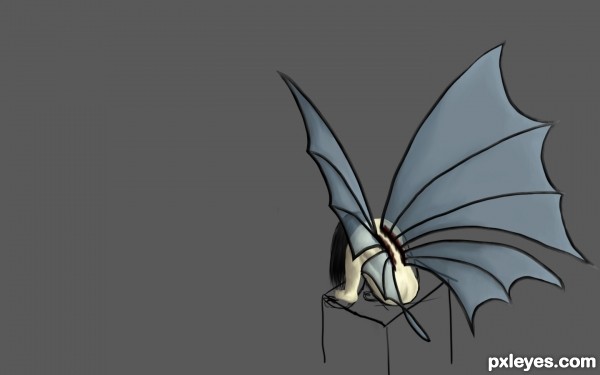 Creation of The Armless Fairy: Step 6