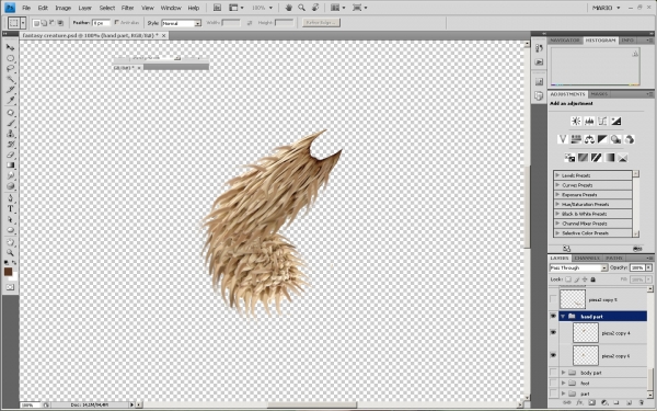 Creation of Acorn Creature: Step 4