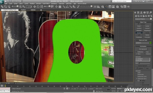 Creation of Gibson Hummingbird: Step 5