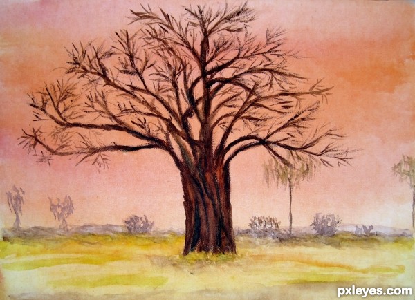 Creation of Baobab tree: Final Result