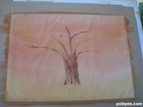 Creation of Baobab tree: Step 2
