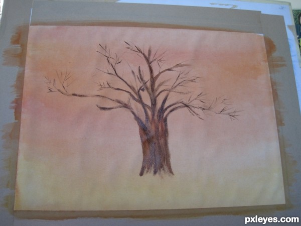 Creation of Baobab tree: Step 3