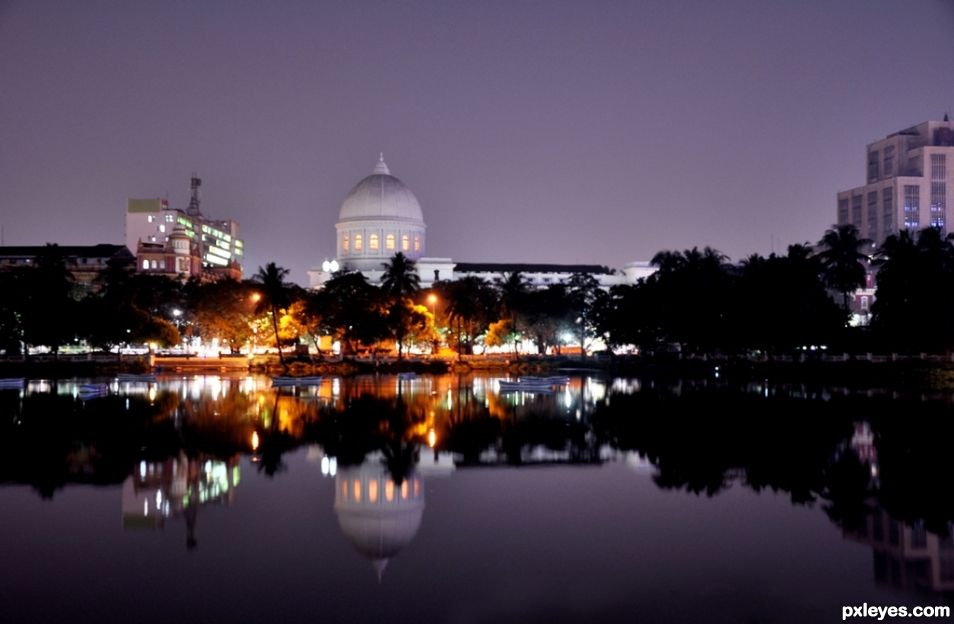 The evening in Kolkata