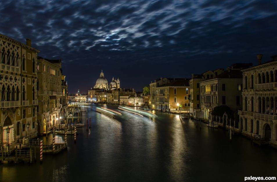 Venice by night