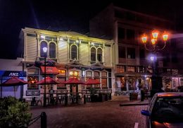 The town at night