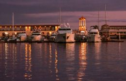 Night over the port