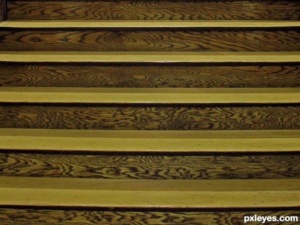 Wood stairs