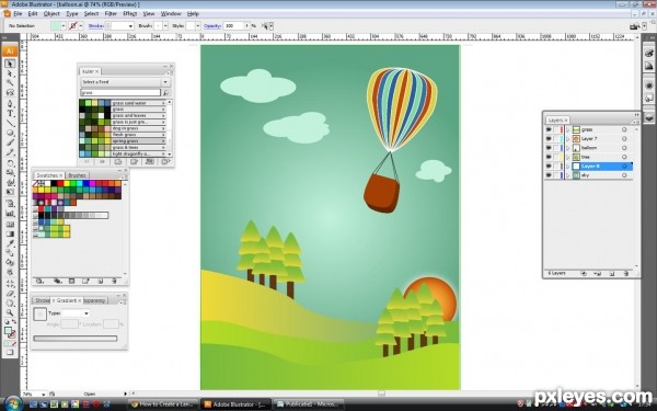 Creation of Balloon: Step 8
