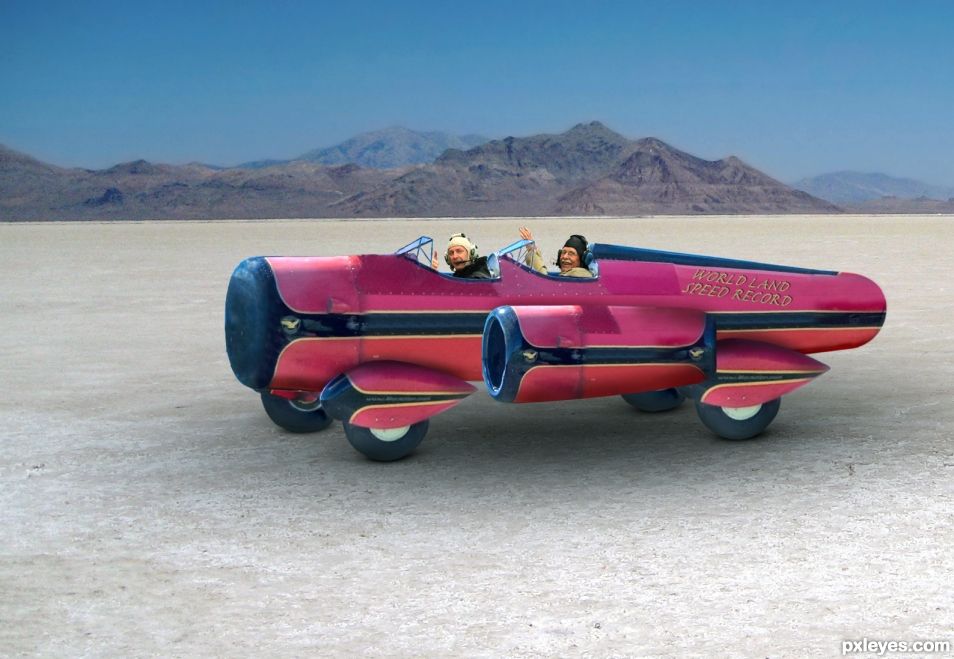 Worlds Land Speed Record at the Bonneville Salt Flats