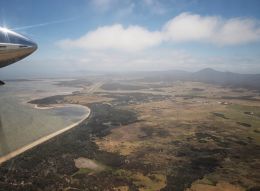 Flying into Flinders Island