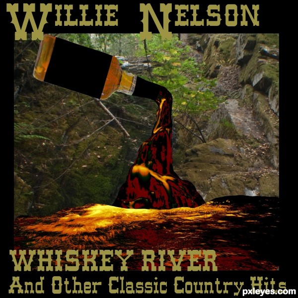 Creation of New Whiskey River Cover: Final Result