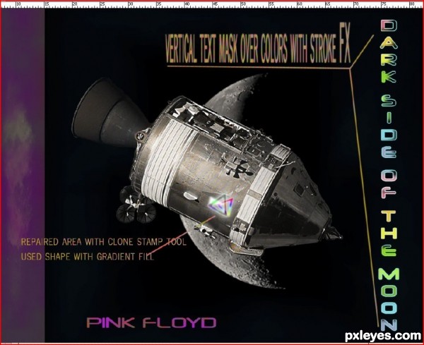 Creation of Dark Side Of The Moon: Step 2