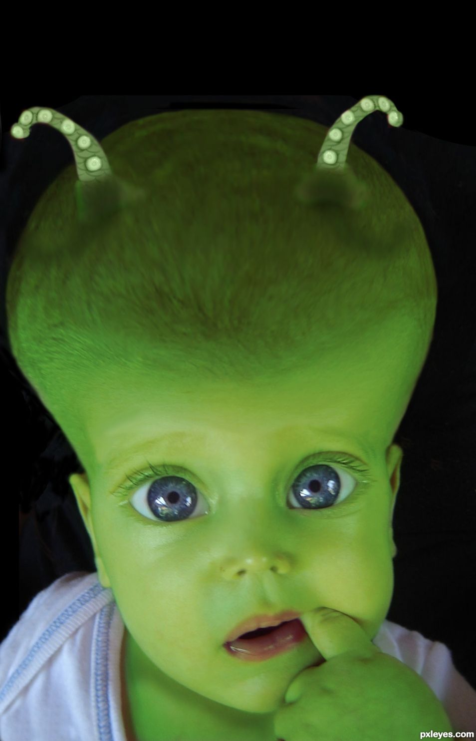 Creation of Alien Baby: Final Result