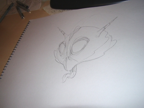 Creation of It came from outer space!: Step 1
