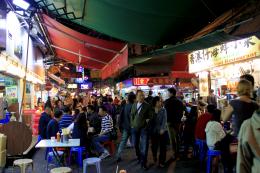 Hong Kong Alley at Night