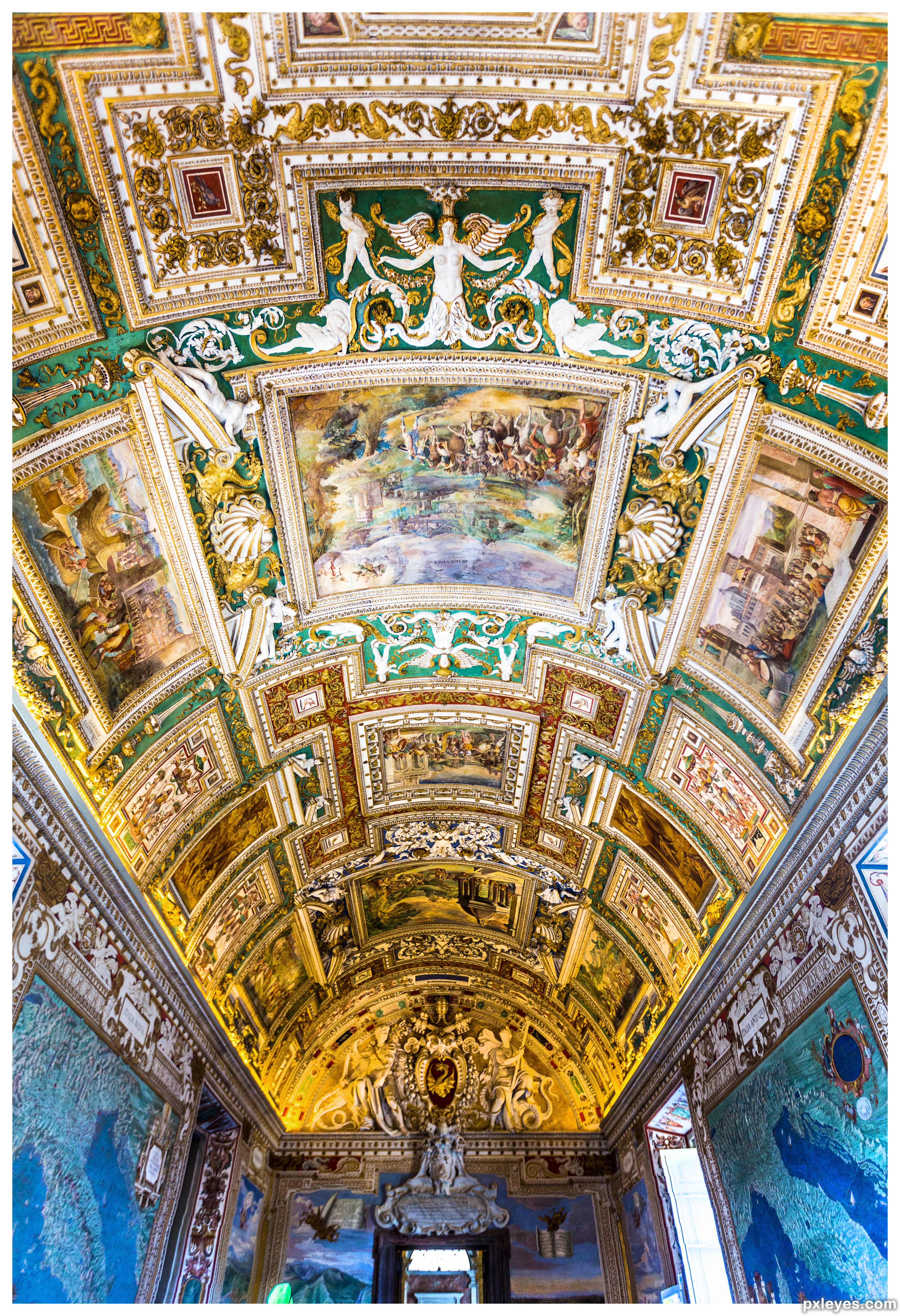 Vatican Museum Ceiling Picture By Anonymous For Contest