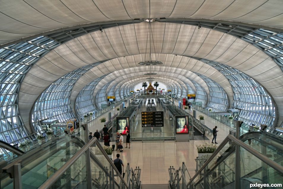 Ceiling of Suvarnabhumi