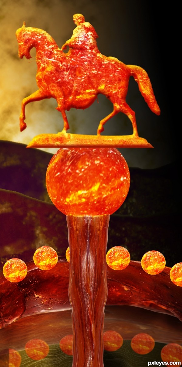 Creation of Amber Horse: Final Result
