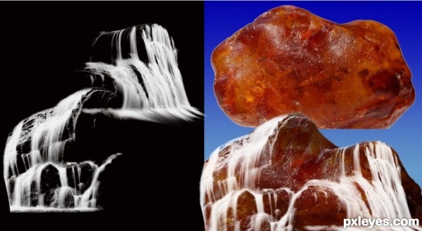 Creation of Amber's Waterfalls: Step 2