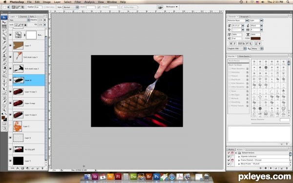 Creation of beef: Step 2