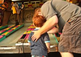 Ski Ball with Dad Picture