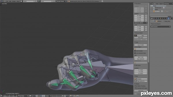 Creation of Hands: Step 11