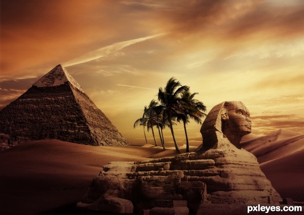 Creation of Egyptian Scene: Final Result