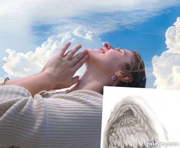 Creation of Ascending Angel: Step 3